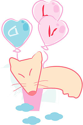 EPS 클립아트 동물 구름 척추동물 캐릭터 한마리 육지동물 감정 동물캐릭터 일러스트 포유류 사랑 사람없음 하트 풍선 여우캐릭터 일러캐릭터 자연요소 모양 1 여우 파일형식 벡터