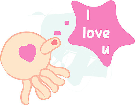 EPS 클립아트 동물 문자 캐릭터 한마리 알파벳 영어 감정 말풍선 프로포즈 일러스트 상상 생물 연체동물 사랑 사람없음 바다동물 하트 문어 일러캐릭터 모양 1 바다 무척추동물 수중동물 파일형식 벡터