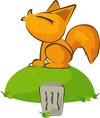 EPS 클립아트 동물 척추동물 캐릭터 한마리 육지동물 동물캐릭터 일러스트 포유류 앉기 사람없음 무덤 울음 비석 산소 구미호 여우캐릭터 포효 일러캐릭터 1 모션 표정 외침 원소 여우 파일형식 벡터