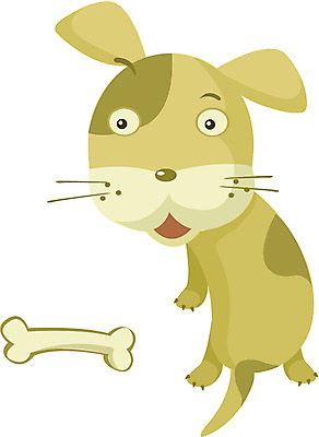 EPS 클립아트 동물 척추동물 캐릭터 육지동물 일러스트 포유류 뼈 사람없음 반려동물 개 강아지 바둑이 일러캐릭터 파일형식 벡터