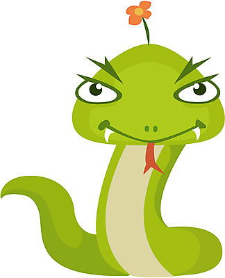 EPS 클립아트 동물 척추동물 캐릭터 한마리 컬러 일러스트 파충류 사람없음 초록색 뱀 혀 독사 일러캐릭터 1 입 파일형식 벡터