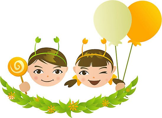 EPS 클립아트 여자 기념일 꽃 얼굴 어린이 꽃무늬 일러스트 막대사탕 사탕 윙크 사람 두명 신체부위 장식 공휴일 머리띠 어린이날 풍선 여자만 어린이만 소녀만 국내일러스트 식물 무늬 장신구 디저트 표정 이벤트 파일형식 벡터