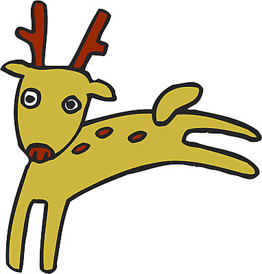 EPS 클립아트 동물 척추동물 캐릭터 한마리 육지동물 동물캐릭터 일러스트 포유류 사슴 사람없음 사슴캐릭터 노루 일러캐릭터 1 파일형식 벡터