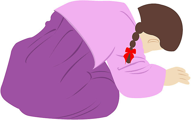 EPS 클립아트 한국문화 한국전통 전통 여자 엎드리기 일러스트 청소년 동화 전래동화 한명 사람 성인 10대 치마 인사 절 전통의상 한복 저고리 댕기머리 심청전 심청 심청이 효녀 여자만 여자한명만 국내일러스트 1 동양문화 헤어스타일 모션 하의 한국 자녀 예절 파일형식 벡터