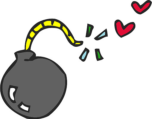 EPS 무기 일러스트 사람없음 하트 폭탄 시한폭탄 국내일러스트 모양 폭발물 파일형식 벡터