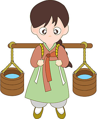 EPS 전신 클립아트 한국문화 한국전통 여자 일러스트 상상 청소년 동화 전래동화 이야기 한명 서기 사람 10대 전통의상 한복 물통 댕기머리 매기 콩쥐팥쥐 콩쥐 물동이 물지게 여자만 여자한명만 십대만 십대여자만 십대여자한명만 국내일러스트 1 동양문화 전통 헤어스타일 모션 한국 파일형식 벡터