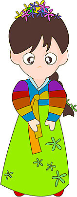 EPS 전신 클립아트 한국문화 한국전통 여자 꽃 꽃무늬 일러스트 상상 청소년 동화 전래동화 이야기 한명 서기 사람 10대 전통의상 한복 댕기머리 콩쥐팥쥐 색동저고리 콩쥐 여자만 여자한명만 십대만 십대여자만 십대여자한명만 국내일러스트 식물 1 동양문화 전통 헤어스타일 무늬 모션 한국 저고리 파일형식 벡터