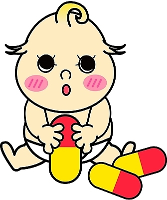 EPS 전신 클립아트 일러스트 의학 한명 사람 앉기 치료 알약 약 아기 아기만 국내일러스트 1 모션 파일형식 벡터