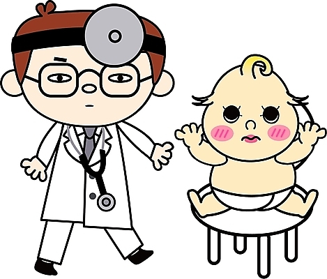 EPS 전신 클립아트 직업 여자 남자 일러스트 의학 병원 서기 사람 두명 치료 진료 의사 아기 국내일러스트 모션 의료진 파일형식 벡터