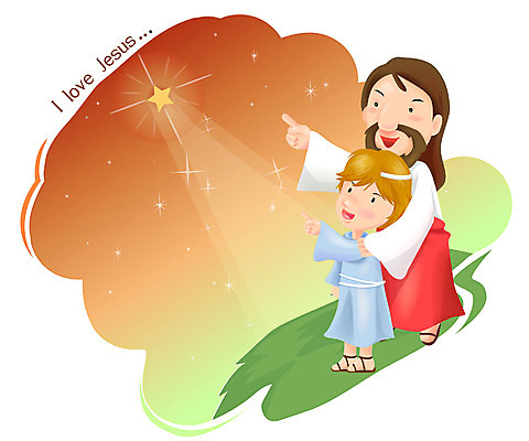 EPS 남자 별 기독교 종교 어린이 일러스트 사람 소년 초원 성인 야외 두명 교회 목장 기도 양 예수 하나님 성직자 언덕 찬양 복음 사도 남자만 국내일러스트 자연요소 포유류 종교건축 건물 신_종교 파일형식 벡터