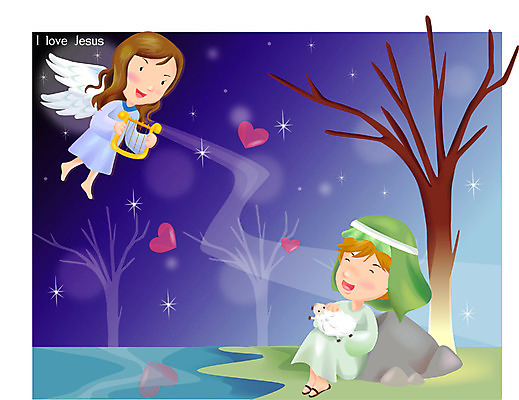 EPS 여자 남자 기독교 종교 호수 어린이 새끼 음악 일러스트 밤하늘 하늘 현악기 천사 사람 소년 야외 두명 교회 하트 양 야간 성직자 찬송가 하프 찬양 어린이만 국내일러스트 자연요소 모양 동물 악기 노래 포유류 종교건축 문화예술 건물 파일형식 벡터