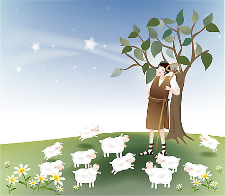 EPS 나무 꽃 기독교 종교 새끼 일러스트 사람 소년 잔디 야외 교회 믿음 양 예수 성직자 남자만 국내일러스트 식물 동물 남자 감정 어린이 포유류 종교건축 건물 신_종교 파일형식 벡터