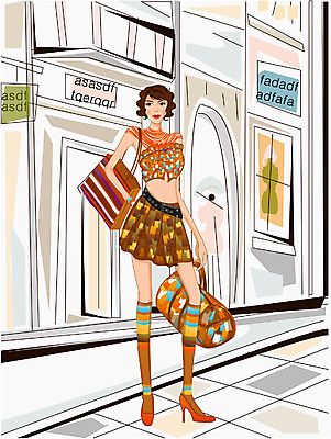 EPS 모델 우먼라이프 라이프스타일 웰빙 계절 여자 패션 일러스트 거리 한명 사람 20대 성인 야외 여름 쇼핑 쇼핑백 상점 도시 백화점 상업시설 여자만 여자한명만 성인여자만 청년만 청년여자만 성인한명만 청년여자한명만 성인여자한명만 성인만 국내일러스트 1 가방 청년 생활 시설 상업 파일형식 벡터