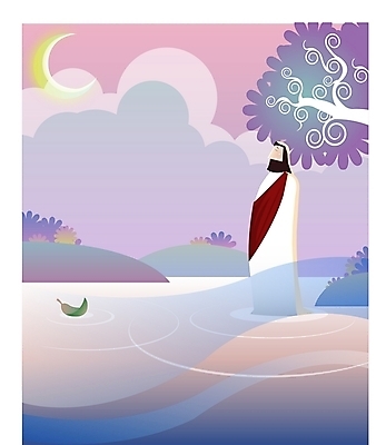 EPS 전신 나무 구름 남자 기독교 종교 호수 일러스트 하늘 나뭇잎 한명 서기 사람 20대 성인 야외 강 교회 달 예수 야간 남자만 남자한명만 성인남자만 청년만 청년남자만 청년남자한명만 성인한명만 성인남자한명만 성인만 국내일러스트 자연요소 식물 1 잎 종교건축 모션 청년 건물 신_종교 파일형식 벡터