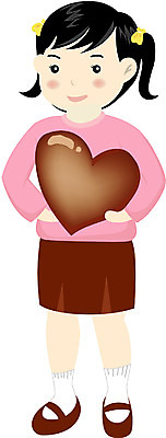 EPS 전신 클립아트 여자 감정 초등학생 어린이 일러스트 사랑 한명 서기 사람 소녀 이벤트 하트 여자만 여자한명만 어린이만 소녀만 소녀한명만 국내일러스트 모양 1 학생 모션 파일형식 벡터