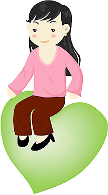 EPS 전신 클립아트 여자 감정 초등학생 어린이 일러스트 사랑 한명 사람 앉기 소녀 이벤트 하트 여자만 여자한명만 어린이만 소녀만 소녀한명만 국내일러스트 모양 1 학생 모션 파일형식 벡터