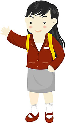 EPS 전신 클립아트 학생 여자 어린이교육 교육 어린이 일러스트 중학생 청소년 고등학생 책가방 한명 서기 사람 10대 스쿨라이프 입학 시작 여자만 여자한명만 십대만 십대여자만 십대여자한명만 국내일러스트 1 라이프스타일 가방 학교 모션 파일형식 벡터