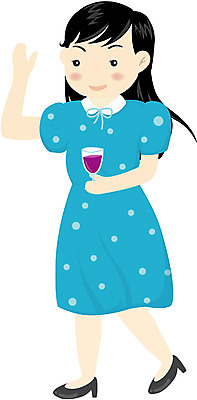 EPS 전신 클립아트 여자 일러스트 청소년 한명 서기 사람 이벤트 10대 파티 생일 여자만 여자한명만 십대만 십대여자만 십대여자한명만 국내일러스트 1 기념일 모션 파일형식 벡터