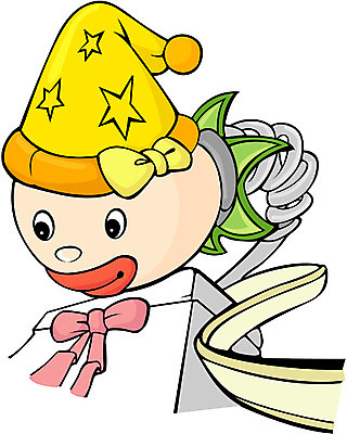 EPS 클립아트 생활용품 일러스트 이벤트 사람없음 상자 장난감 파티 놀이용품 광대 피에로 오브젝트 딸랑이 국내일러스트 아기용품 파일형식 벡터