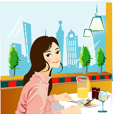 EPS 라이프스타일 웰빙 여자 음식 일러스트 한명 사람 20대 성인 라이프 식당 레스토랑 식사 여자만 여자한명만 성인여자만 청년만 청년여자만 성인한명만 청년여자한명만 성인여자한명만 성인만 국내일러스트 1 청년 생활 상점 파일형식 벡터