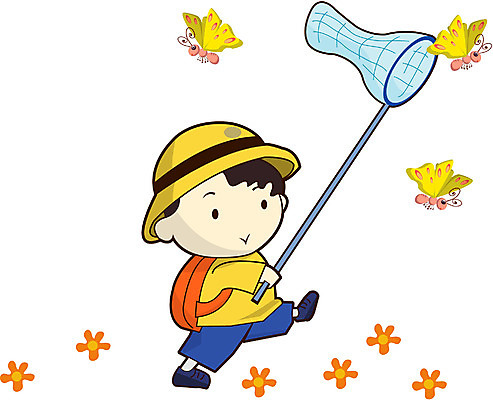 EPS 클립아트 계절 어린이교육 교육 남자 별 초등학생 어린이 나비 일러스트 한명 사람 소년 소풍 봄 유치원생 곤충채집 채집망 남자만 남자한명만 어린이만 소년만 소년한명만 국내일러스트 자연요소 1 학생 곤충 야외활동 수집 파일형식 벡터