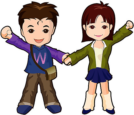 EPS 전신 클립아트 부부 커플 여자 교육 남자 대학생 일러스트 화이트데이 발렌타인데이 사랑 서기 사람 성인 두명 성인만 국내일러스트 학생 감정 관계 모션 데이이벤트 파일형식 벡터