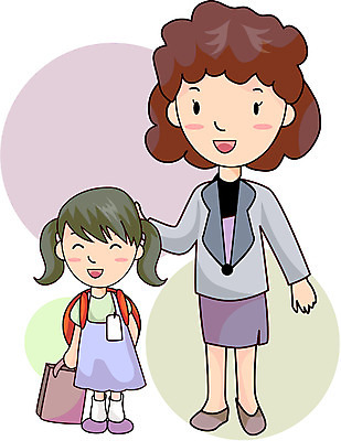 EPS 전신 클립아트 학생 여자 초등학생 어린이 일러스트 엄마 책가방 서기 사람 소녀 두명 스쿨라이프 입학 시작 학부모 여자만 국내일러스트 라이프스타일 교육 가방 학교 가족 모션 부모 파일형식 벡터
