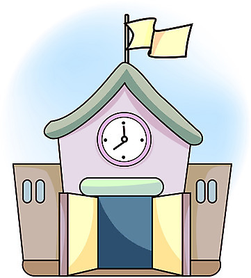 EPS 주간 클립아트 시설물 교육 현대건축 건축 일러스트 학교 사람없음 야외 건물 교육시설 국내일러스트 자연요소 건축물 시설 파일형식 벡터