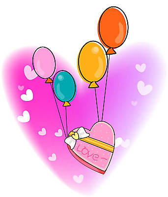 EPS 클립아트 일러스트 화이트데이 발렌타인데이 선물 사랑 이벤트 사람없음 파티 하트 생일 오브젝트 이벤트용품 풍선 국내일러스트 모양 기념일 감정 데이이벤트 파일형식 벡터
