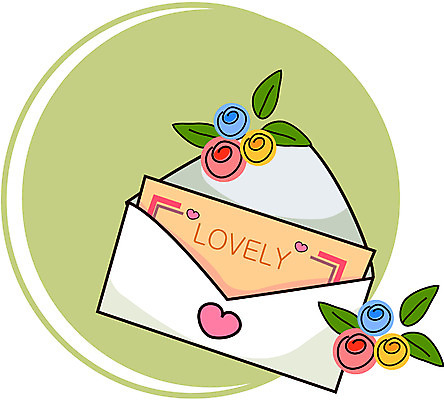 EPS 클립아트 감정 일러스트 문구용품 사랑 이벤트 사람없음 사무용품 러브레터 편지 오브젝트 국내일러스트 카드프레임 프레임 파일형식 벡터