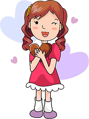 EPS 전신 클립아트 여자 감정 일러스트 화이트데이 발렌타인데이 선물 사랑 한명 서기 사람 20대 성인 초콜릿 하트 여자만 여자한명만 성인여자만 청년만 청년여자만 성인한명만 청년여자한명만 성인여자한명만 성인만 국내일러스트 모양 1 모션 데이이벤트 디저트 청년 파일형식 벡터