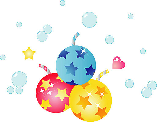 EPS 클립아트 리본 일러스트 포장 폭죽 이벤트 사람없음 파티 오브젝트 이벤트용품 풍선 국내일러스트 파일형식 벡터