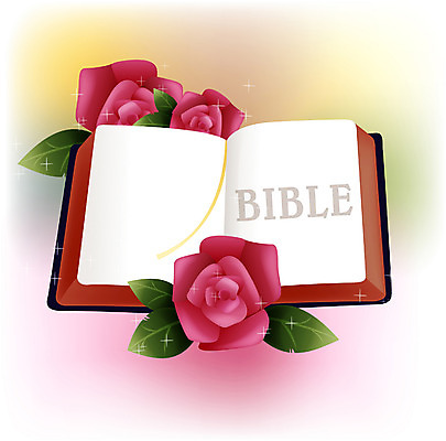EPS 클립아트 꽃 기독교 종교 일러스트 종교용품 기독교용품 사람없음 장미 성경 국내일러스트 식물 파일형식 벡터