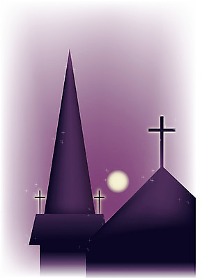 EPS 클립아트 시설물 현대건축 건축 기독교 종교 일러스트 종교건축 종교시설 하늘 사람없음 건물 교회 달 국내일러스트 자연요소 건축물 시설 파일형식 벡터