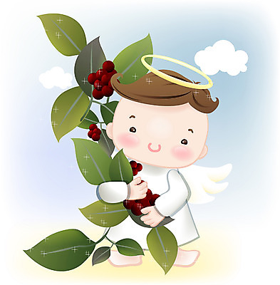 EPS 클립아트 남자 기독교 종교 초등학생 어린이 크리스마스 일러스트 나뭇잎 천사 한명 사람 소년 남자만 남자한명만 어린이만 소년만 소년한명만 국내일러스트 1 학생 기념일 잎 파일형식 벡터