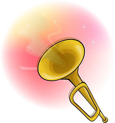 EPS 클립아트 기독교 악기 음악 일러스트 관악기 사람없음 나팔 트럼펫 국내일러스트 종교 문화예술 금관악기 파일형식 벡터