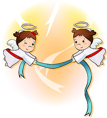 EPS 클립아트 여자 기독교 종교 일러스트 천사 사랑 사람 두명 여자만 국내일러스트 감정 파일형식 벡터