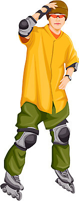 EPS 전신 남자 스포츠 일러스트 청소년 레저 고글 한명 서기 사람 소년 20대 성인 레포츠 운동 롤러블레이드 보호장비 비니 무릎보호대 남자만 남자한명만 국내일러스트 모자_잡화 1 어린이 모션 건강 청년 취미 장비 파일형식 벡터