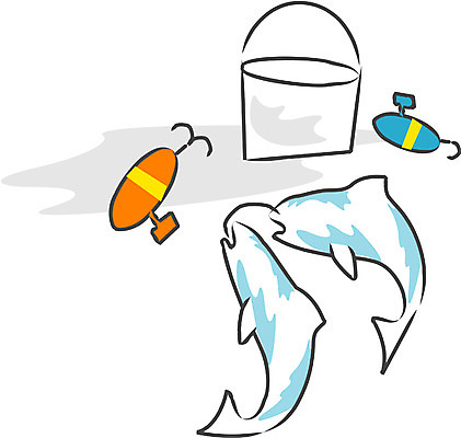 EPS 클립아트 동물 척추동물 두마리 일러스트 낚시 통 어류 취미 사람없음 라이프 낚시용품 양동이 물통 낚시찌 국내일러스트 2 레저 생활 수중동물 파일형식 벡터