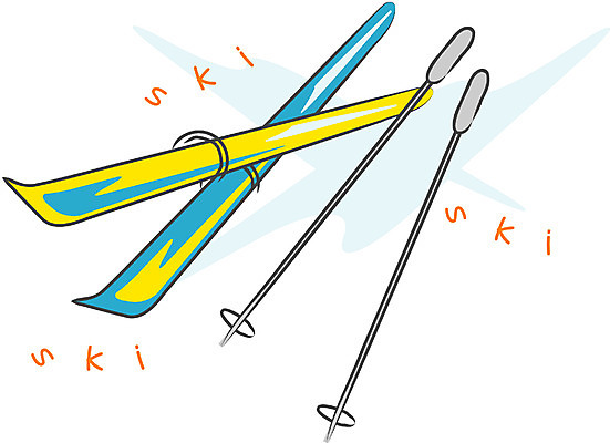 EPS 문자 알파벳 영어 스포츠용품 스포츠 일러스트 레저 스키 사람없음 레포츠 운동 장비 막대기 스키장비 폴 스키용품 스키판 플레이트 국내일러스트 겨울스포츠 건강 오브젝트 파일형식 벡터