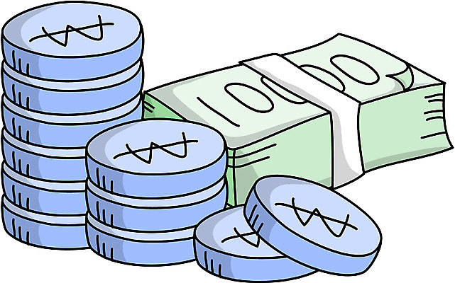 EPS 기호 산업 지폐 돈 일러스트 사람없음 금융 경제 동전 원화 화폐기호 돈다발 묶기 오브젝트 국내일러스트 문자 모션 재산 화폐 파일형식 벡터