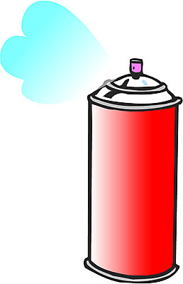 EPS 컬러 생활용품 일러스트 사람없음 빨간색 한개 오브젝트 스프레이 분무기 헤어용품 모기약 분사기 파리약 헤어스프레이 국내일러스트 1 미용용품 파일형식 벡터