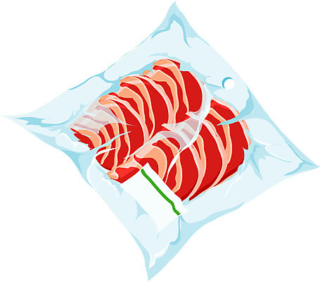 EPS 음식 일러스트 식재료 재료 포장 비닐봉투 육류 돼지고기 사람없음 소고기 비닐 비닐포장 국내일러스트 재질 봉투 파일형식 벡터