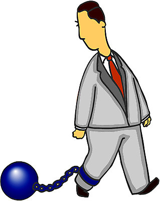 EPS 전신 클립아트 남자 일러스트 비즈니스 한명 서기 사람 20대 성인 비즈니스맨 묶기 감옥 갇힘 족쇄 죄수 남자만 남자한명만 성인남자만 청년만 청년남자만 청년남자한명만 성인한명만 성인남자한명만 성인만 국내일러스트 1 모션 청년 직장인 파일형식 벡터