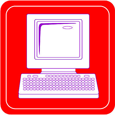 EPS 컬러 인터넷 일러스트 통신 사람없음 빨간색 컴퓨터 스크린 모니터 키보드 오브젝트 국내일러스트 전자제품 파일형식 벡터