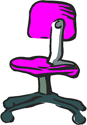 EPS 가구 의자 일러스트 사람없음 한개 오브젝트 회전의자 사무실의자 사무용의자 국내일러스트 1 생활용품 파일형식 벡터