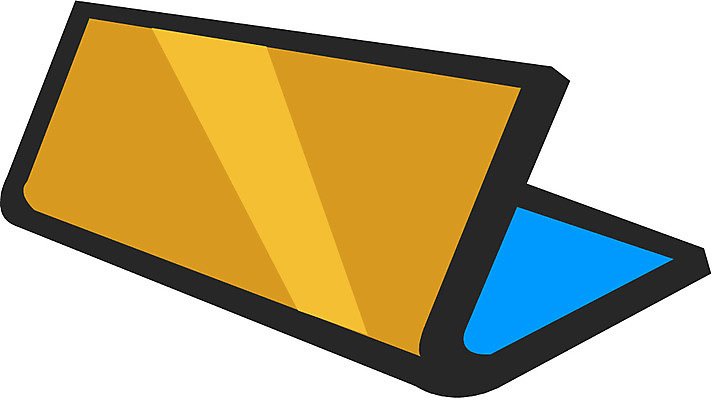 EPS 컬러 일러스트 사람없음 한개 노란색 금속 부속품 오브젝트 산업재료 쇠판 국내일러스트 1 재질 파일형식 벡터