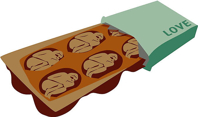 EPS 문자 알파벳 영어 기념일 음식 일러스트 디저트 발렌타인데이 선물 이벤트 사람없음 초콜릿 애정표현 국내일러스트 데이이벤트 표현 파일형식 벡터