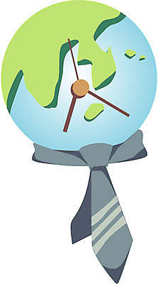 EPS 지구 시계 생활용품 세계지도 지도 일러스트 비즈니스 넥타이 사람없음 글로벌 지구본 시간 비즈니스맨 분침 시침 초침 국내일러스트 잡화 남자 세계 직장인 오브젝트 파일형식 벡터