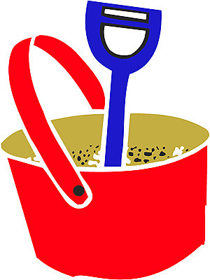 EPS 일러스트 통 사람없음 농기구 모종삽 삽 양동이 공사도구 시멘트통 국내일러스트 농업 도구 파일형식 벡터